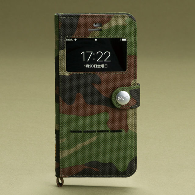Military Edition Shock Resist Diary Case. For iPhone8/7