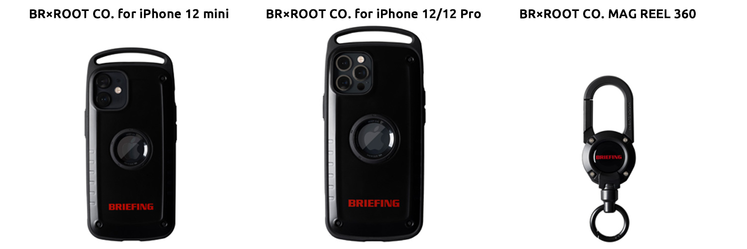 iPhoneケースROOT CO. ルートコー BRIEFING 別注　ブラック12/12Pro用