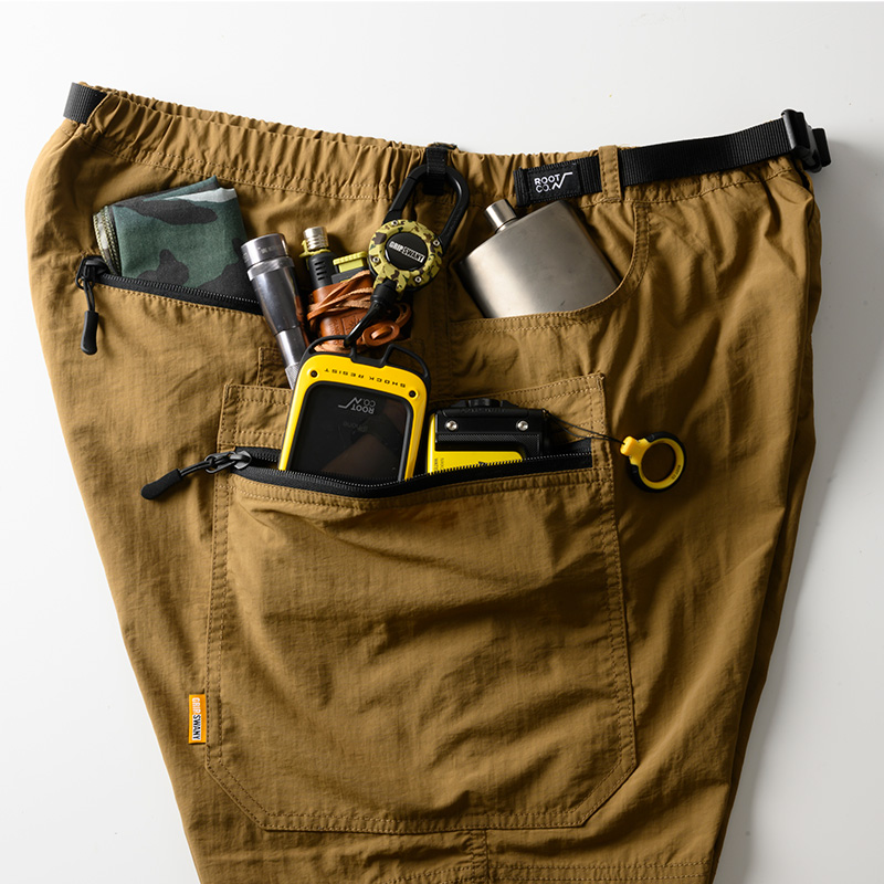 GRIP SWANY GEAR SHORTS ROOT CO. Collaboration Model | ROOT CO. Designed
